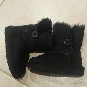 Ugg boots uggs BABY girl size us 6 black